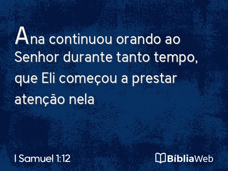 I Samuel 1:12 em imagem para compartilhar