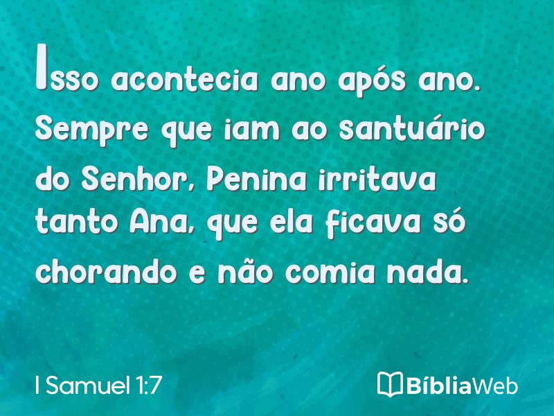 I Samuel 1:7 em imagem para compartilhar