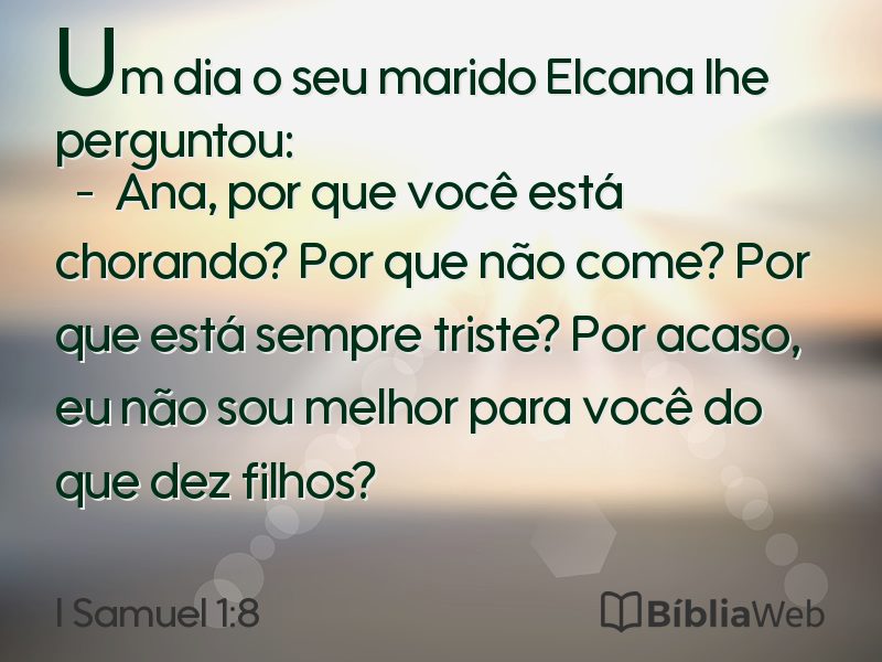 I Samuel 1:8 em imagem para compartilhar