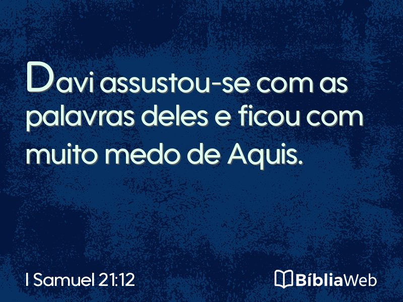 I Samuel 21:12 em imagem para compartilhar