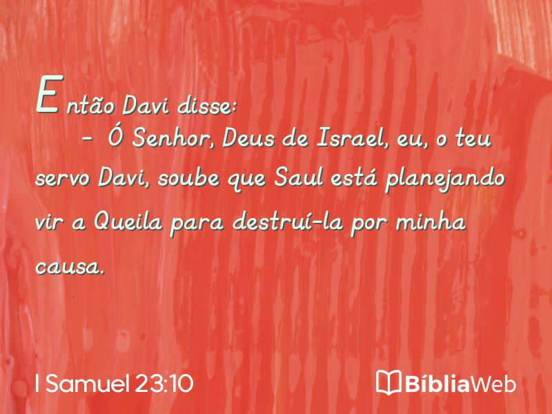 I Samuel 23:10 em imagem para compartilhar