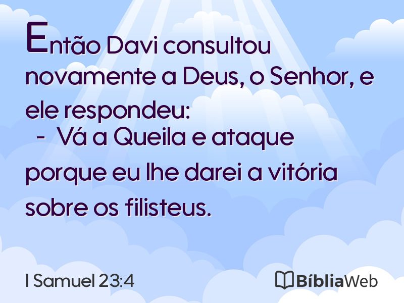 I Samuel 23:4 em imagem para compartilhar