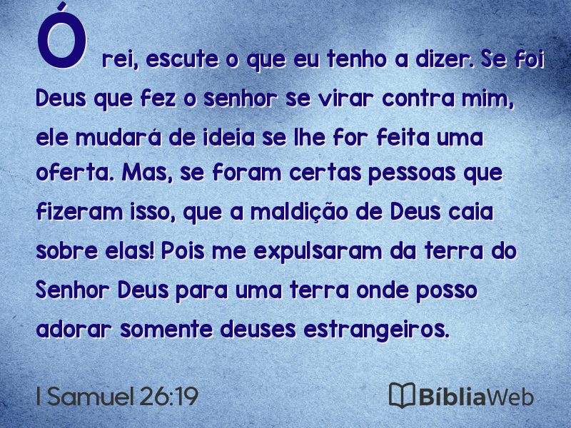 I Samuel 26:19 em imagem para compartilhar