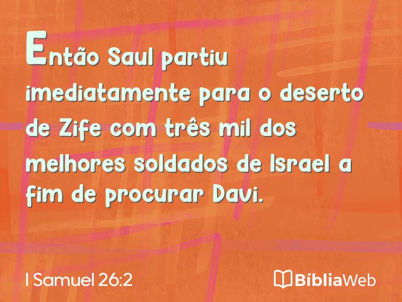 I Samuel 26:2 em imagem para compartilhar