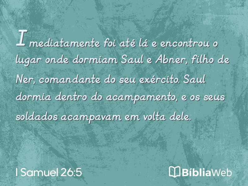 I Samuel 26:5 em imagem para compartilhar