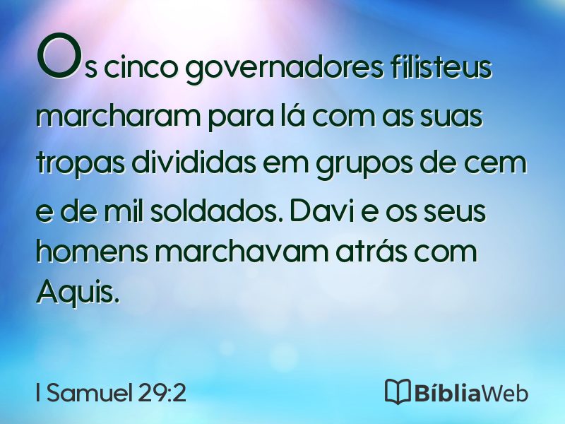 I Samuel 29:2 em imagem para compartilhar