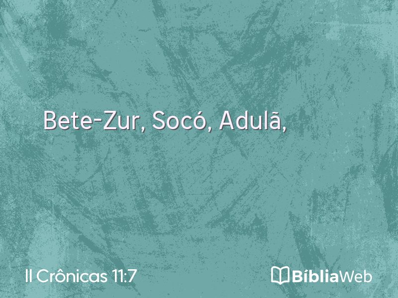 II Crônicas 11:7 em imagem para compartilhar