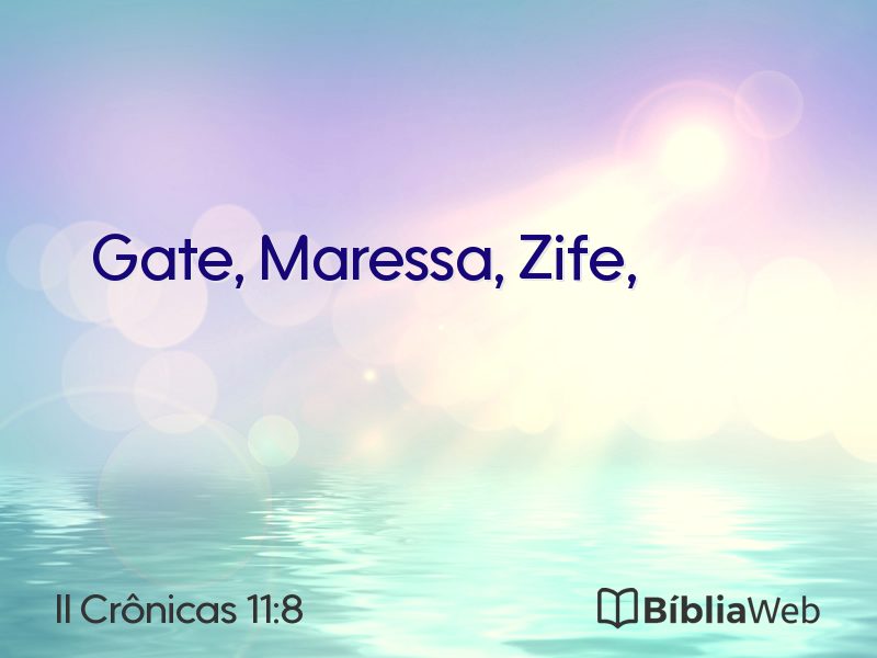 II Crônicas 11:8 em imagem para compartilhar