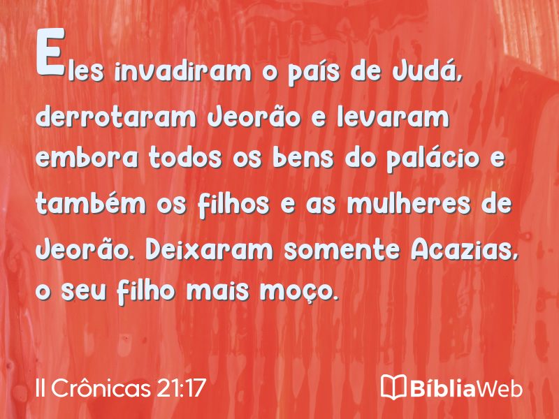 II Crônicas 21:17 em imagem para compartilhar