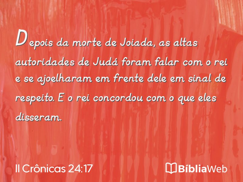 II Crônicas 24:17 em imagem para compartilhar