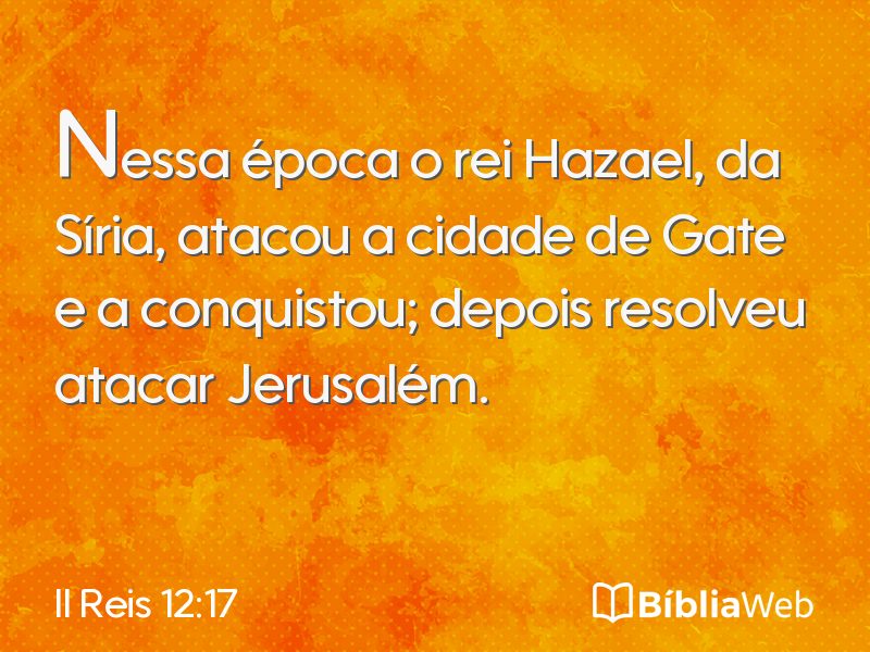 II Reis 12:17 em imagem para compartilhar