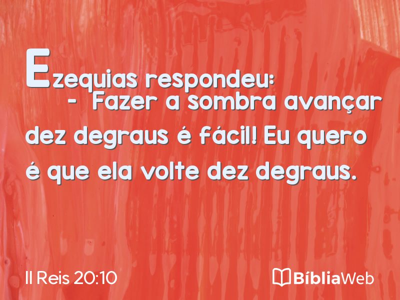 II Reis 20:10 em imagem para compartilhar