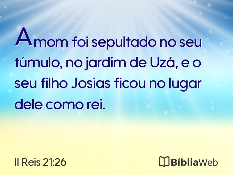 II Reis 21:26 em imagem para compartilhar