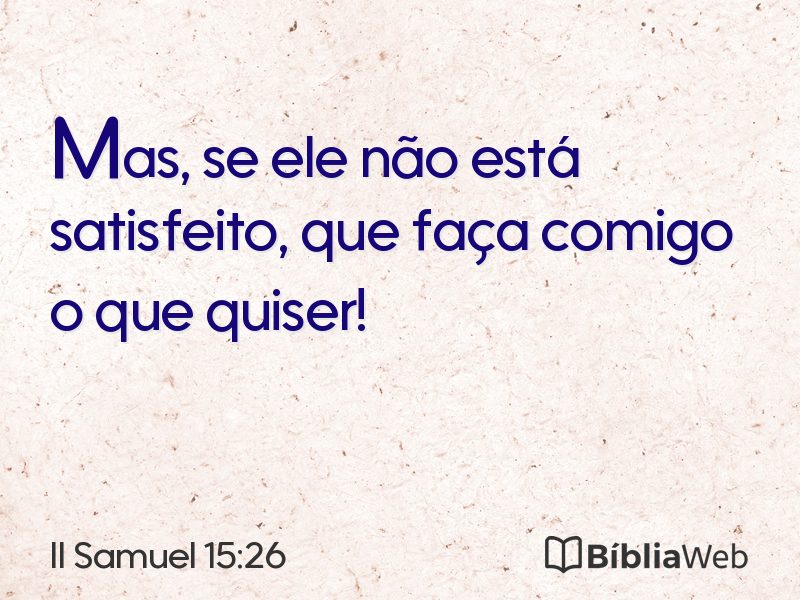 II Samuel 15:26 em imagem para compartilhar
