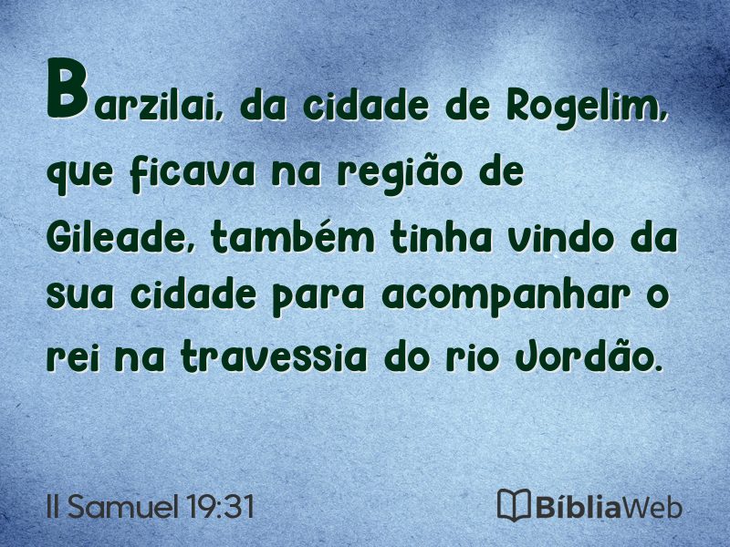II Samuel 19:31 em imagem para compartilhar