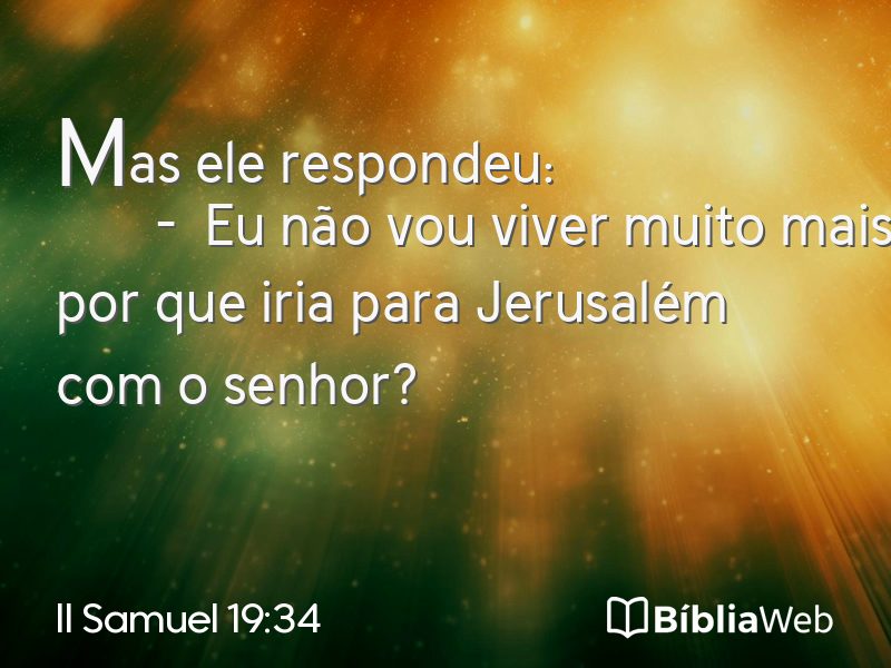 II Samuel 19:34 em imagem para compartilhar