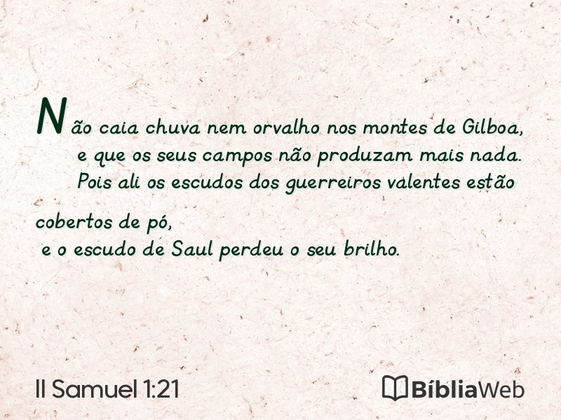 II Samuel 1:21 em imagem para compartilhar