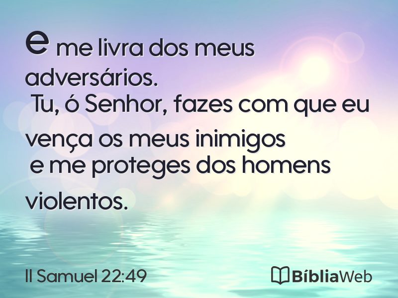 II Samuel 22:49 em imagem para compartilhar