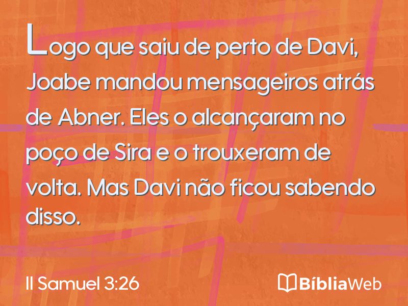 II Samuel 3:26 em imagem para compartilhar