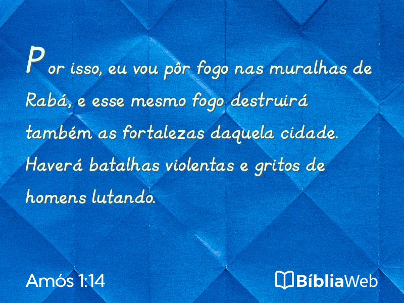 Amós 1:14 em imagem para compartilhar
