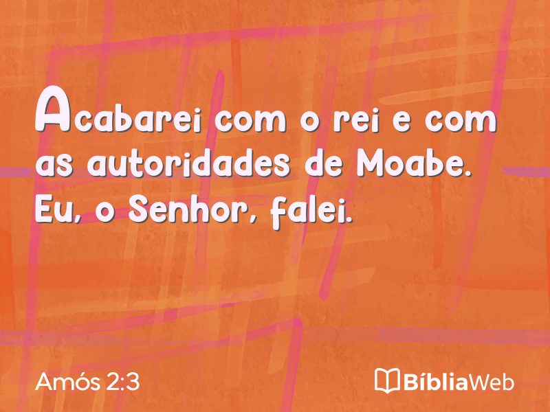 Amós 2:3 em imagem para compartilhar