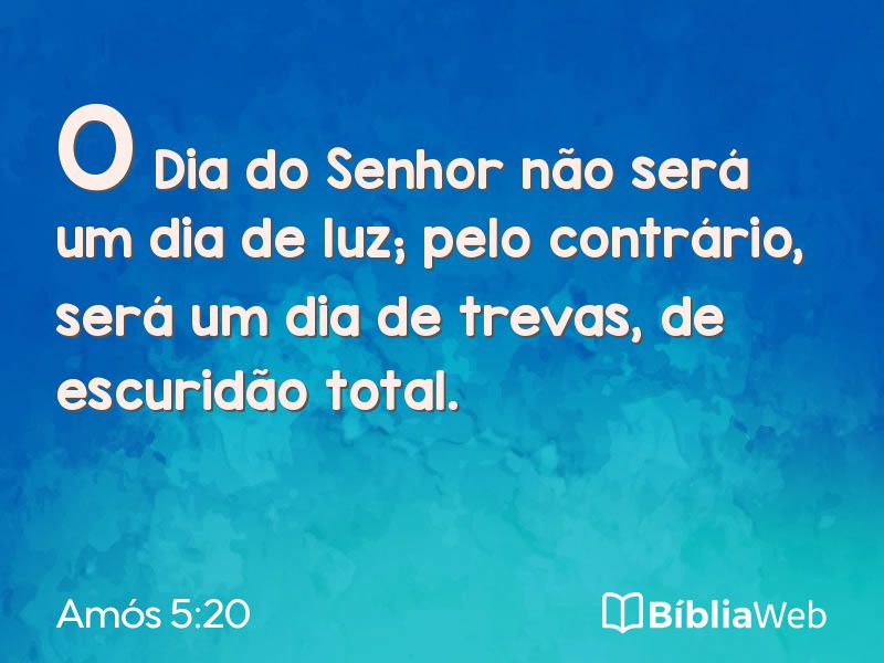 Amós 5:20 em imagem para compartilhar