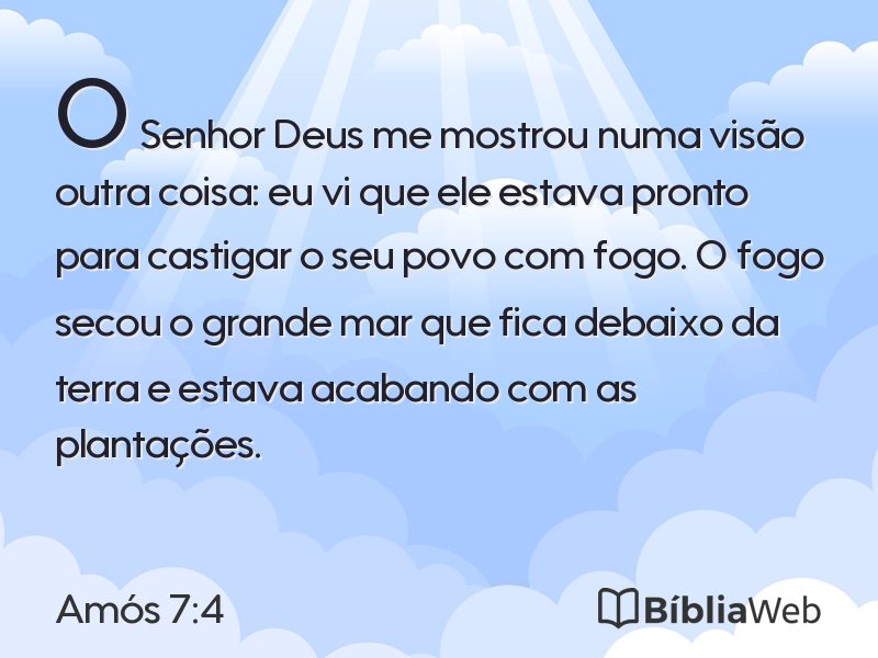 Amós 7:4 em imagem para compartilhar
