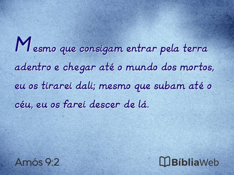 Amós 9:2 em imagem para compartilhar