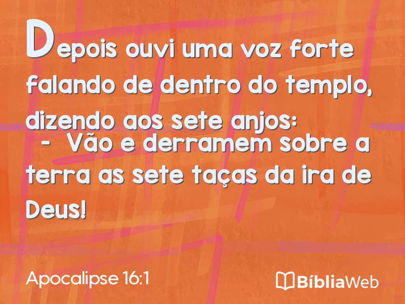 Apocalipse 16:1 em imagem para compartilhar