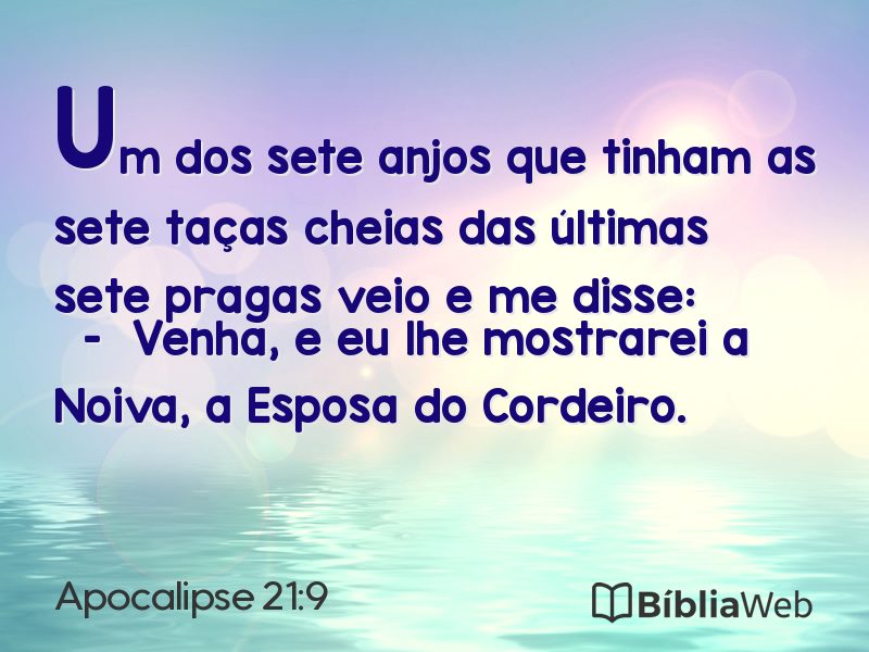 Apocalipse 21:9 em imagem para compartilhar