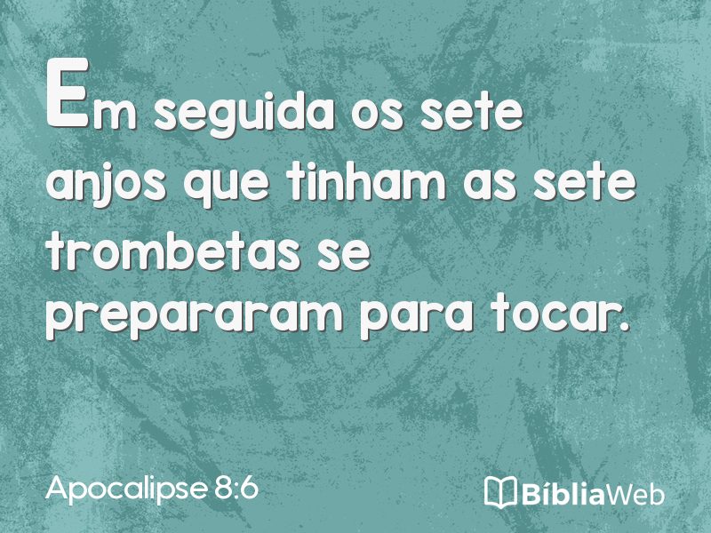 Apocalipse 8:6 em imagem para compartilhar