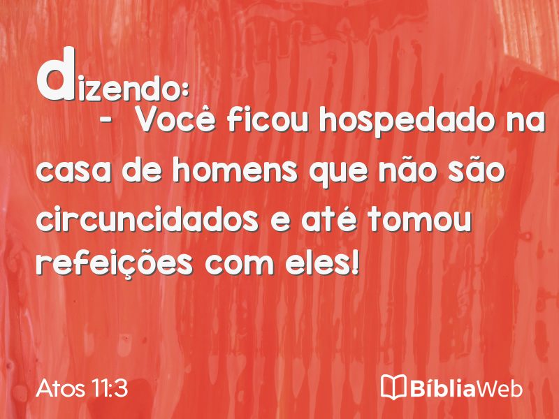 Atos 11:3 em imagem para compartilhar