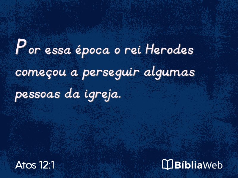 Atos 12:1 em imagem para compartilhar