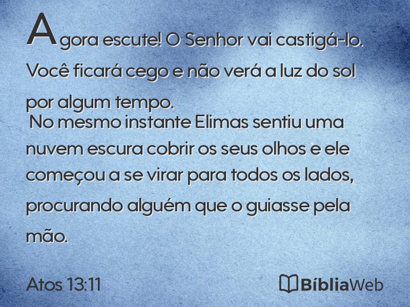 Atos 13:11 em imagem para compartilhar