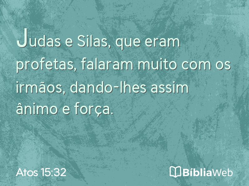 Atos 15:32 em imagem para compartilhar