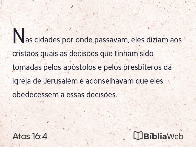 Atos 16:4 em imagem para compartilhar