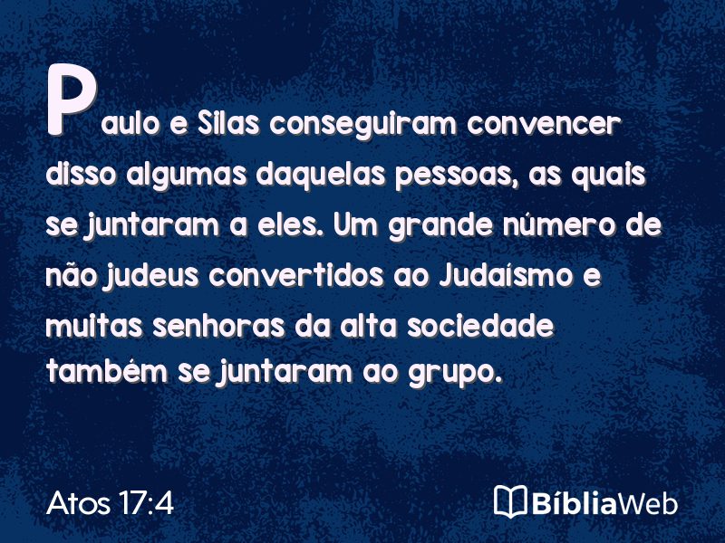 Atos 17:4 em imagem para compartilhar