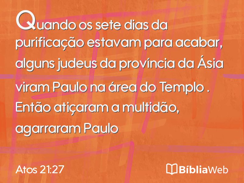 Atos 21:27 em imagem para compartilhar