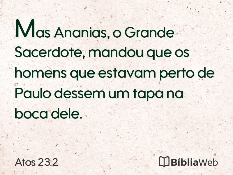 Atos 23:2 em imagem para compartilhar