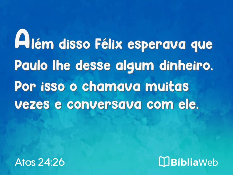 Atos 24:26 em imagem para compartilhar
