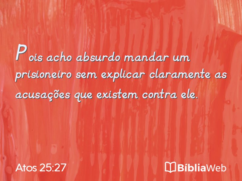 Atos 25:27 em imagem para compartilhar