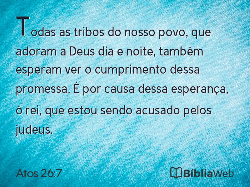 Atos 26:7 em imagem para compartilhar