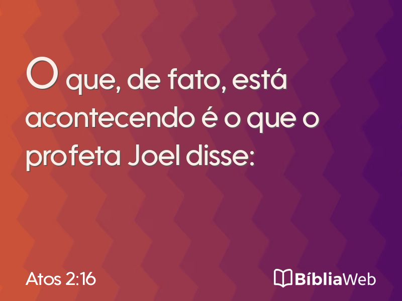 Atos 2:16 em imagem para compartilhar