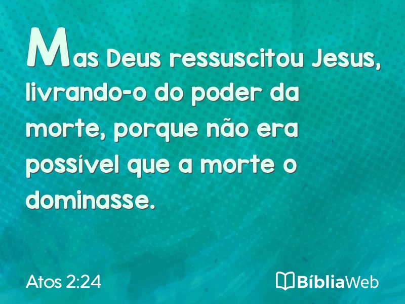 Atos 2:24 em imagem para compartilhar