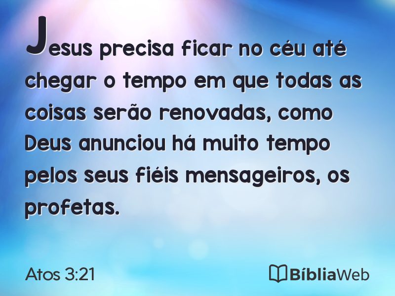 Atos 3:21 em imagem para compartilhar