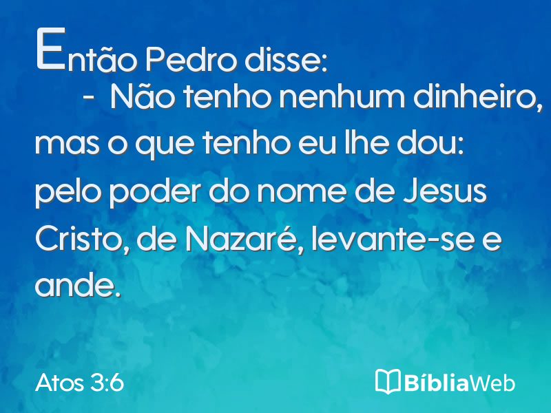 Atos 3:6 em imagem para compartilhar
