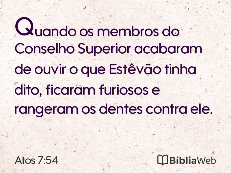 Atos 7:54 em imagem para compartilhar