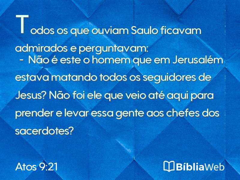 Atos 9:21 em imagem para compartilhar