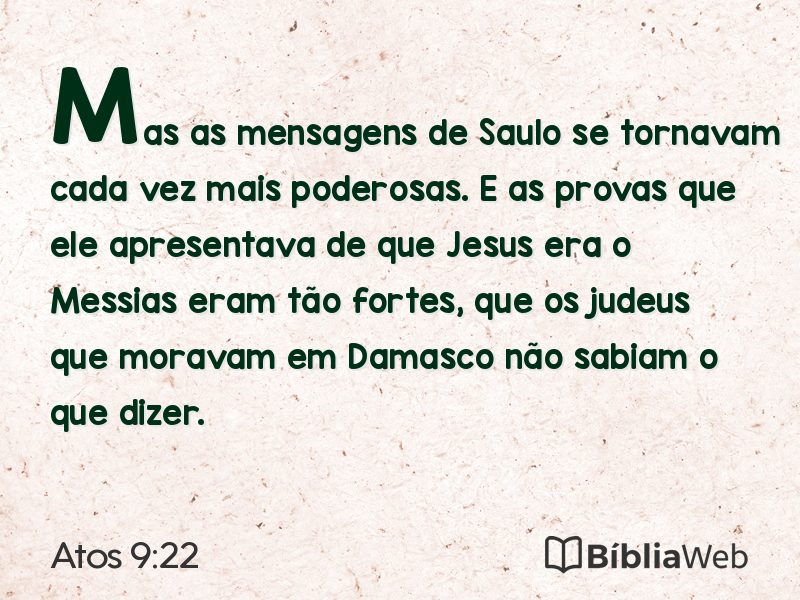 Atos 9:22 em imagem para compartilhar