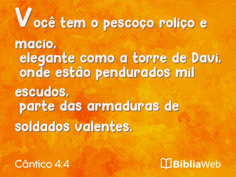 Cântico 4:4 em imagem para compartilhar
